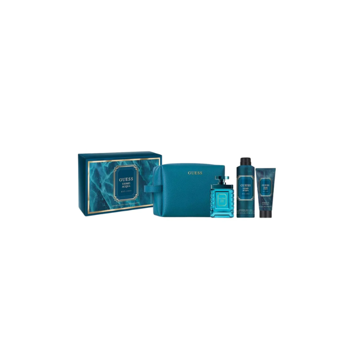 Guess Uomo Aqua Men 4pcs Gift Set