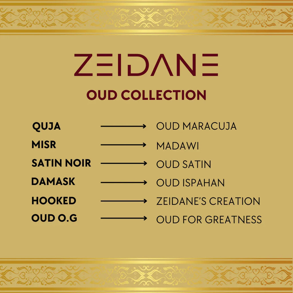 6 Oud Perfume Sample Box (6 x 3ml) by Zeidane | Extrait de Parfum Collection Pakistan