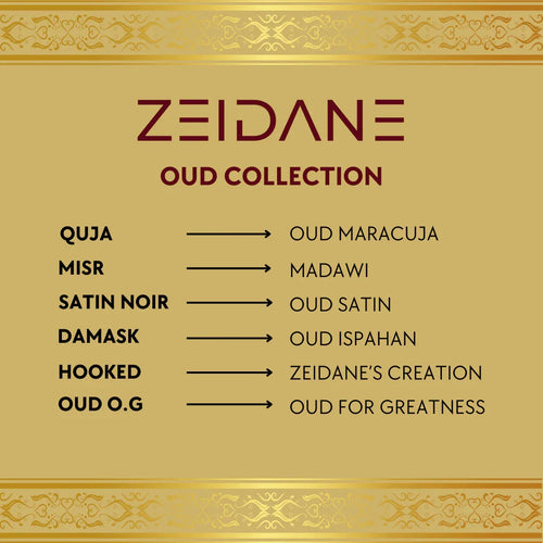 6 Oud Perfume Sample Box (6 x 3ml) by Zeidane | Extrait de Parfum Collection Pakistan