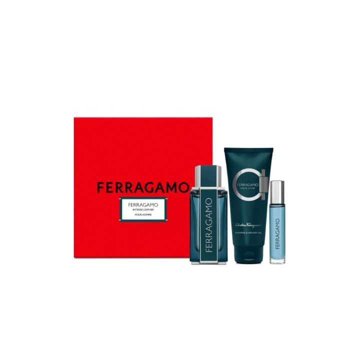 Ferragamo Intense Leather Men Gift Set
